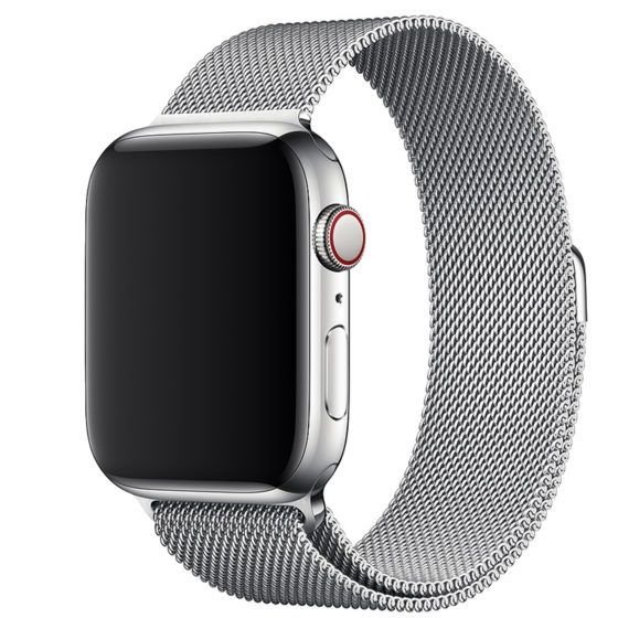 ����� ���� ���� Milanese Loop Magnetic Steel Band ���� LaTera ����� ��� ����: Apple Watch 38mm/40mm/41mm (��� Silver)