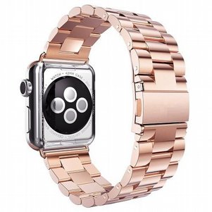רצועת מתכת מדגם Three Straps Steel Band מבית LaTera לשעון חכם מדגם: Apple Watch 42mm/44mm/45mm (צבע Rose Gold) רצועת מתכת מדגם Three Straps Steel Band מבית LaTera לשעון חכם מדגם: Apple Watch 42mm/44mm/45mm (צבע Rose Gold)