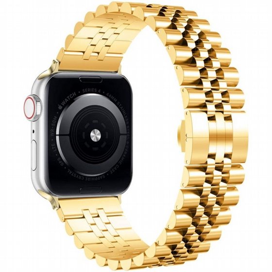 ����� ���� ���� Five Beads Steel Band ���� LaTera ����� ��� ����: Apple Watch 42mm/44mm/45mm (��� Gold)