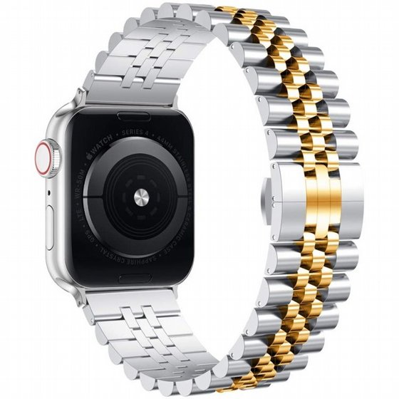 ����� ���� ���� Five Beads Steel Band ���� LaTera ����� ��� ����: Apple Watch 38mm/40mm/41mm (��� Between Gold)