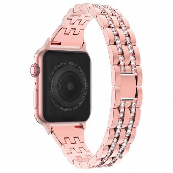 ����� ���� ���� Diamond Steel Band ���� LaTera ����� ��� ����: Apple Watch 42mm/44mm/45mm (��� Rose Gold)