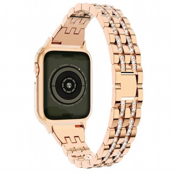 ����� ���� ���� Diamond Steel Band ���� LaTera ����� ��� ����: Apple Watch 38mm/40mm/41mm (��� Champagne Gold)