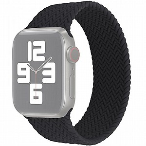 ����� ������� ����  Single Turn Woven Silicone Band ���� LaTera ����� ��� ����: Apple Watch 42mm/44mm/45mm (��� Black)