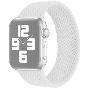 רצועת סיליקון מדגם Single Turn Woven Silicone Band מבית LaTera לשעון חכם מדגם: Apple Watch 42mm/44mm/45mm (צבע White) רצועת סיליקון מדגם Single Turn Woven Silicone Band מבית LaTera לשעון חכם מדגם: Apple Watch 42mm/44mm/45mm (צבע White)