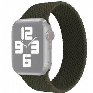 רצועת סיליקון מדגם Single Turn Woven Silicone Band מבית LaTera לשעון חכם מדגם: Apple Watch 42mm/44mm/45mm (צבע Army Green) רצועת סיליקון מדגם Single Turn Woven Silicone Band מבית LaTera לשעון חכם מדגם: Apple Watch 42mm/44mm/45mm (צבע Army Green)