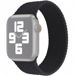 רצועת סיליקון מדגם Single Turn Woven Silicone Band מבית LaTera לשעון חכם מדגם: Apple Watch 38mm/40mm/41mm (צבע Black) רצועת סיליקון מדגם Single Turn Woven Silicone Band מבית LaTera לשעון חכם מדגם: Apple Watch 38mm/40mm/41mm (צבע Black)