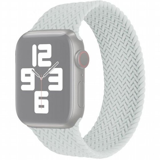����� ������� ����  Single Turn Woven Silicone Band ���� LaTera ����� ��� ����: Apple Watch 38mm/40mm/41mm (��� Grey)