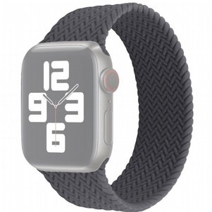 רצועת סיליקון מדגם Single Turn Woven Silicone Band מבית LaTera לשעון חכם מדגם: Apple Watch 38mm/40mm/41mm (צבע Black Grey) רצועת סיליקון מדגם Single Turn Woven Silicone Band מבית LaTera לשעון חכם מדגם: Apple Watch 38mm/40mm/41mm (צבע Black Grey)