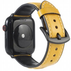 רצועת עור מדגם Woven Genuine Leather Band מבית LaTera לשעון חכם מדגם: Apple Watch 42mm/44mm/45mm (צבע Yellow) רצועת עור מדגם Woven Genuine Leather Band מבית LaTera לשעון חכם מדגם: Apple Watch 42mm/44mm/45mm (צבע Yellow)