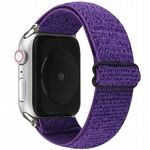 רצועת בד / ניילון מדגם Solid Color Nylon Band מבית LaTera לשעון חכם מדגם: Apple Watch 38mm/40mm/41mm (צבע Purple) רצועת בד / ניילון מדגם Solid Color Nylon Band מבית LaTera לשעון חכם מדגם: Apple Watch 38mm/40mm/41mm (צבע Purple)