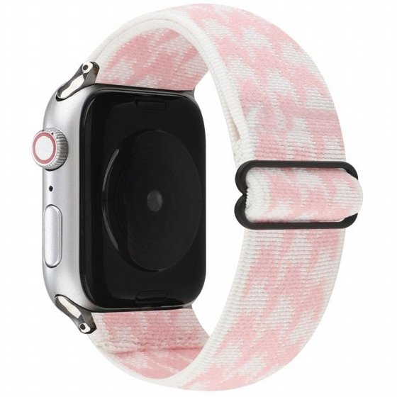����� �� / ������ ���� Ethnic Style Nylon Band ���� LaTera ����� ��� ����: Apple Watch 38mm/40mm/41mm (��� Pink)