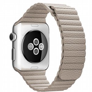 רצועת עור מדגם Magnetic Leather Band מבית LaTera לשעון חכם מדגם: Apple Watch 38mm/40mm/41mm (צבע Khaki) רצועת עור מדגם Magnetic Leather Band מבית LaTera לשעון חכם מדגם: Apple Watch 38mm/40mm/41mm (צבע Khaki)
