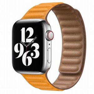 ����� ��� ���� Loop Magnetic Leather Band ���� LaTera ����� ��� ����: Apple Watch 38mm/40mm/41mm (��� Yellow)