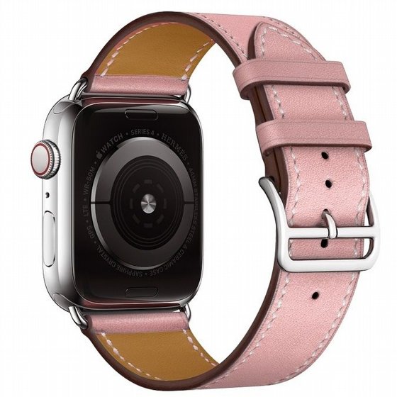 ����� ��� ���� Replacement Leather  Band ���� LaTera ����� ��� ����: Apple Watch 38mm/40mm/41mm (��� Pink)