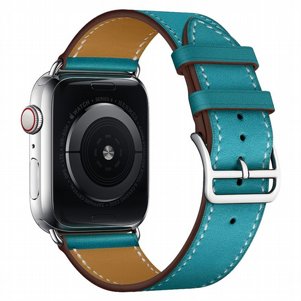 רצועת עור מדגם Replacement Leather Band מבית LaTera לשעון חכם מדגם: Apple Watch 38mm/40mm/41mm (צבע Blue) רצועת עור מדגם Replacement Leather Band מבית LaTera לשעון חכם מדגם: Apple Watch 38mm/40mm/41mm (צבע Blue)