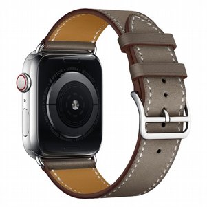 ����� ��� ���� Replacement  Leather Band ���� LaTera ����� ��� ����: Apple Watch 38mm/40mm/41mm (��� Grey)
