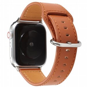 רצועת עור מדגם Solid Genuine Leather Band מבית LaTera לשעון חכם מדגם: Apple Watch 38mm/40mm/41mm (צבע Brown) רצועת עור מדגם Solid Genuine Leather Band מבית LaTera לשעון חכם מדגם: Apple Watch 38mm/40mm/41mm (צבע Brown)
