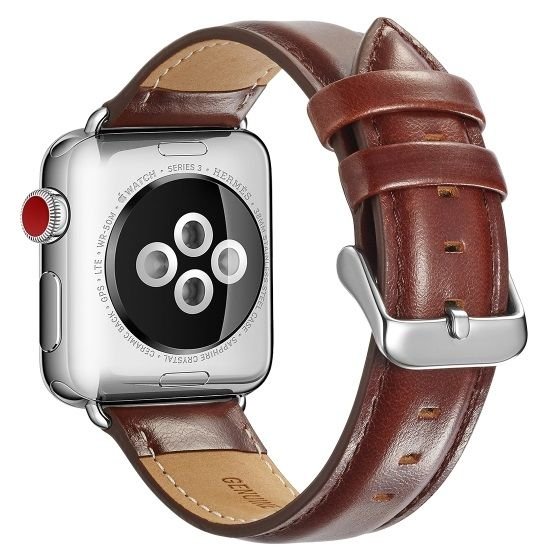 ����� ��� ����  Crazy Horse Leather Band ���� LaTera ����� ��� ����: Apple Watch 42mm/44mm/45mm (��� Dark Brown)