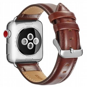 רצועת עור מדגם Crazy Horse Leather Band מבית LaTera לשעון חכם מדגם: Apple Watch 38mm/40mm/41mm (צבע Dark Brown) רצועת עור מדגם Crazy Horse Leather Band מבית LaTera לשעון חכם מדגם: Apple Watch 38mm/40mm/41mm (צבע Dark Brown)