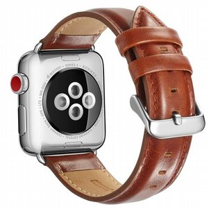 רצועת עור מדגם Crazy Horse Leather Band מבית LaTera לשעון חכם מדגם: Apple Watch 38mm/40mm/41mm (צבע Light Brown) רצועת עור מדגם Crazy Horse Leather Band מבית LaTera לשעון חכם מדגם: Apple Watch 38mm/40mm/41mm (צבע Light Brown)