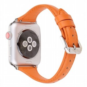 רצועת עור מדגם Simple Fashion Leather Band מבית LaTera לשעון חכם מדגם: Apple Watch 42mm/44mm/45mm (צבע Orange) רצועת עור מדגם Simple Fashion Leather Band מבית LaTera לשעון חכם מדגם: Apple Watch 42mm/44mm/45mm (צבע Orange)
