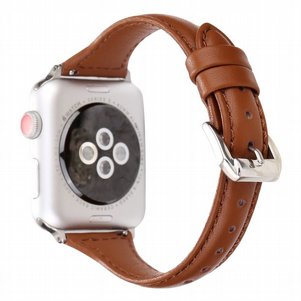 רצועת עור מדגם Simple Fashion Leather Band מבית LaTera לשעון חכם מדגם: Apple Watch 38mm/40mm/41mm (צבע Brown) רצועת עור מדגם Simple Fashion Leather Band מבית LaTera לשעון חכם מדגם: Apple Watch 38mm/40mm/41mm (צבע Brown)