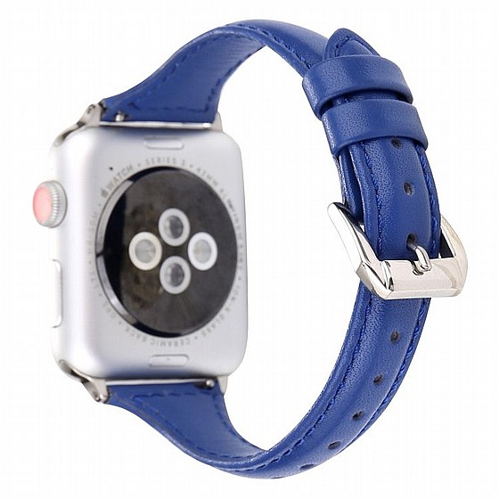     Simple Fashion Leather Band  LaTera   : Apple Watch 38mm/40mm/41mm ( Blue)
