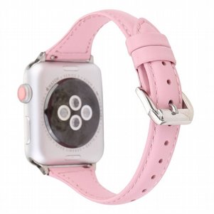רצועת עור מדגם Simple Fashion Leather Band מבית LaTera לשעון חכם מדגם: Apple Watch 38mm/40mm/41mm (צבע Pink) רצועת עור מדגם Simple Fashion Leather Band מבית LaTera לשעון חכם מדגם: Apple Watch 38mm/40mm/41mm (צבע Pink)