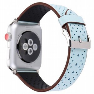 רצועת עור מדגם Fashion Genuine Leather Band מבית LaTera לשעון חכם מדגם: Apple Watch 42mm/44mm/45mm (צבע Blue) רצועת עור מדגם Fashion Genuine Leather Band מבית LaTera לשעון חכם מדגם: Apple Watch 42mm/44mm/45mm (צבע Blue)