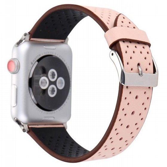 ����� ��� ����   Fashion Genuine Leather Band ���� LaTera ����� ��� ����: Apple Watch 42mm/44mm/45mm (��� Pink)
