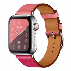 רצועת עור מדגם Two Color Single Leather Band מבית LaTera לשעון חכם מדגם: Apple Watch 38mm/40mm/41mm (צבע Rose Red/Pink) רצועת עור מדגם Two Color Single Leather Band מבית LaTera לשעון חכם מדגם: Apple Watch 38mm/40mm/41mm (צבע Rose Red/Pink)