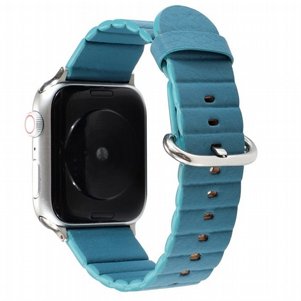 רצועת עור מדגם Loop Stripes Leather Band מבית LaTera לשעון חכם מדגם: Apple Watch 42mm/44mm/45mm (צבע Sky Blue) רצועת עור מדגם Loop Stripes Leather Band מבית LaTera לשעון חכם מדגם: Apple Watch 42mm/44mm/45mm (צבע Sky Blue)