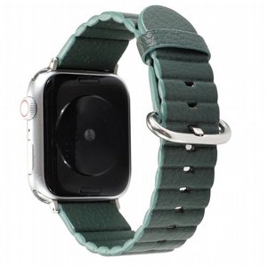 רצועת עור מדגם Loop Stripes Leather Band מבית LaTera לשעון חכם מדגם: Apple Watch 38mm/40mm/41mm (צבע Dark Green) רצועת עור מדגם Loop Stripes Leather Band מבית LaTera לשעון חכם מדגם: Apple Watch 38mm/40mm/41mm (צבע Dark Green)
