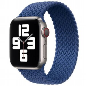 רצועת בד / ניילון מדגם Single Turn Braided Nylon Band מבית LaTera לשעון חכם מדגם: Apple Watch 38mm/40mm/41mm (צבע Blue) רצועת בד / ניילון מדגם Single Turn Braided Nylon Band מבית LaTera לשעון חכם מדגם: Apple Watch 38mm/40mm/41mm (צבע Blue)