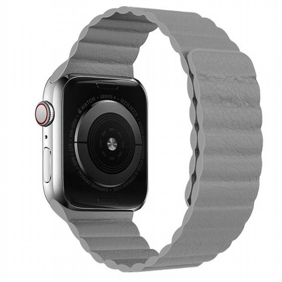 ����� ��� ����   Two Loop Magnetic Leather Band ���� LaTera ����� ��� ����: Apple Watch 38mm/40mm/41mm (��� Grey)