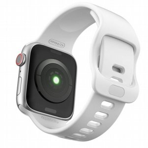 רצועת סיליקון מדגם Wrist Strap Silicone Band מבית LaTera לשעון חכם מדגם: Apple Watch 42mm/44mm/45mm (צבע White) רצועת סיליקון מדגם Wrist Strap Silicone Band מבית LaTera לשעון חכם מדגם: Apple Watch 42mm/44mm/45mm (צבע White)