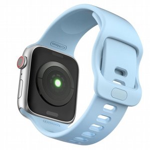 רצועת סיליקון מדגם Wrist Strap Silicone Band מבית LaTera לשעון חכם מדגם: Apple Watch 42mm/44mm/45mm (צבע Baby Blue) רצועת סיליקון מדגם Wrist Strap Silicone Band מבית LaTera לשעון חכם מדגם: Apple Watch 42mm/44mm/45mm (צבע Baby Blue)
