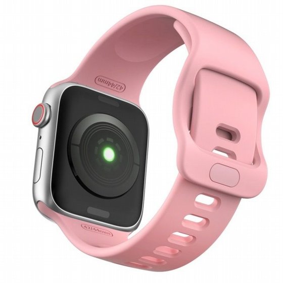 ����� ������� ����  Wrist Strap Silicone Band ���� LaTera ����� ��� ����: Apple Watch 38mm/40mm/41mm (��� Pink)