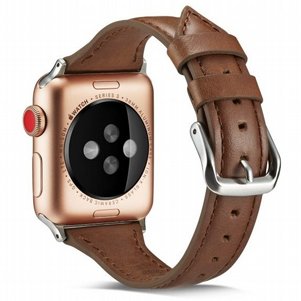רצועת עור מדגם Thin Leather Band מבית LaTera לשעון חכם מדגם: Apple Watch 42mm/44mm/45mm (צבע Dark Brown) רצועת עור מדגם Thin Leather Band מבית LaTera לשעון חכם מדגם: Apple Watch 42mm/44mm/45mm (צבע Dark Brown)