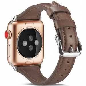 רצועת עור מדגם Thin Leather Band מבית LaTera לשעון חכם מדגם: Apple Watch 42mm/44mm/45mm (צבע Coffee) רצועת עור מדגם Thin Leather Band מבית LaTera לשעון חכם מדגם: Apple Watch 42mm/44mm/45mm (צבע Coffee)