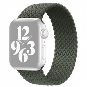 רצועת בד / ניילון מדגם Single Turn Woven Nylon Band מבית LaTera לשעון חכם מדגם: Apple Watch 38mm/40mm/41mm (צבע Green) רצועת בד / ניילון מדגם Single Turn Woven Nylon Band מבית LaTera לשעון חכם מדגם: Apple Watch 38mm/40mm/41mm (צבע Green)