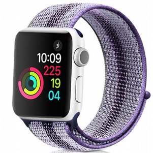רצועת בד / ניילון מדגם Loop Nylon Band מבית LaTera לשעון חכם מדגם: Apple Watch 42mm/44mm/45mm (צבע Striped Blue) רצועת בד / ניילון מדגם Loop Nylon Band מבית LaTera לשעון חכם מדגם: Apple Watch 42mm/44mm/45mm (צבע Striped Blue)