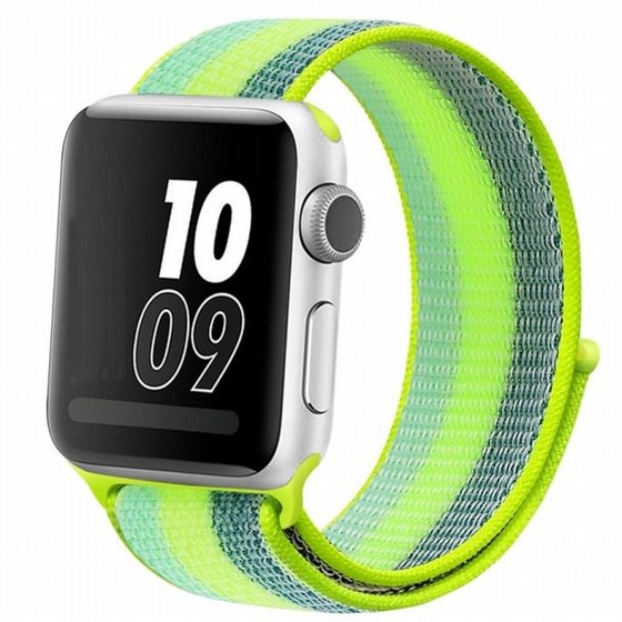 ����� �� / ������ ���� Loop Nylon Band ���� LaTera ����� ��� ����: Apple Watch 42mm/44mm/45mm (��� Pollen Yellow)
