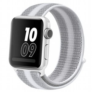 רצועת בד / ניילון מדגם Loop Nylon Band מבית LaTera לשעון חכם מדגם: Apple Watch 38mm/40mm/41mm (צבע Striped White) רצועת בד / ניילון מדגם Loop Nylon Band מבית LaTera לשעון חכם מדגם: Apple Watch 38mm/40mm/41mm (צבע Striped White)