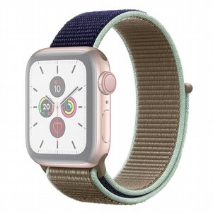 רצועת בד / ניילון מדגם Color Matching Nylon Band מבית LaTera לשעון חכם מדגם: Apple Watch 42mm/44mm/45mm (צבע Blue/Green) רצועת בד / ניילון מדגם Color Matching Nylon Band מבית LaTera לשעון חכם מדגם: Apple Watch 42mm/44mm/45mm (צבע Blue/Green)