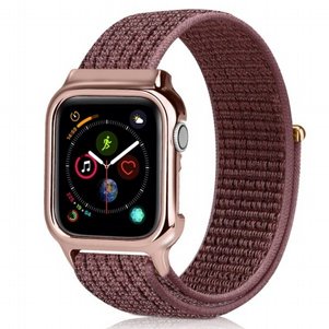 רצועת בד / ניילון מדגם Simple Fashion Nylon Band מבית LaTera לשעון חכם מדגם: Apple Watch 42mm/44mm/45mm (צבע Brown) רצועת בד / ניילון מדגם Simple Fashion Nylon Band מבית LaTera לשעון חכם מדגם: Apple Watch 42mm/44mm/45mm (צבע Brown)