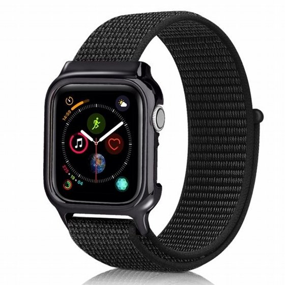 ����� �� / ������ ���� Simple Fashion Nylon Band ���� LaTera ����� ��� ����: Apple Watch 38mm/40mm/41mm (��� black)