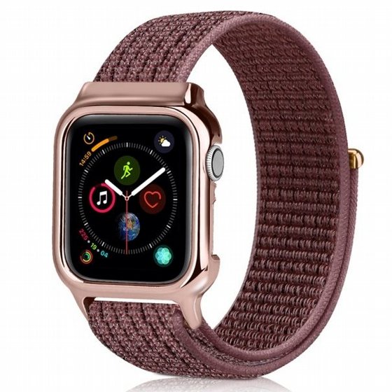 ����� �� / ������ ���� Simple Fashion Nylon Band ���� LaTera ����� ��� ����: Apple Watch 38mm/40mm/41mm (��� Brown)