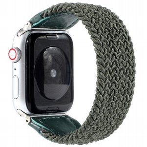 רצועת בד / ניילון מדגם Braided Nylon Band מבית LaTera לשעון חכם מדגם: Apple Watch 42mm/44mm/45mm (צבע Army Green) רצועת בד / ניילון מדגם Braided Nylon Band מבית LaTera לשעון חכם מדגם: Apple Watch 42mm/44mm/45mm (צבע Army Green)