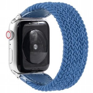 רצועת בד / ניילון מדגם Braided Nylon Band מבית LaTera לשעון חכם מדגם: Apple Watch 42mm/44mm/45mm (צבע Blue) רצועת בד / ניילון מדגם Braided Nylon Band מבית LaTera לשעון חכם מדגם: Apple Watch 42mm/44mm/45mm (צבע Blue)